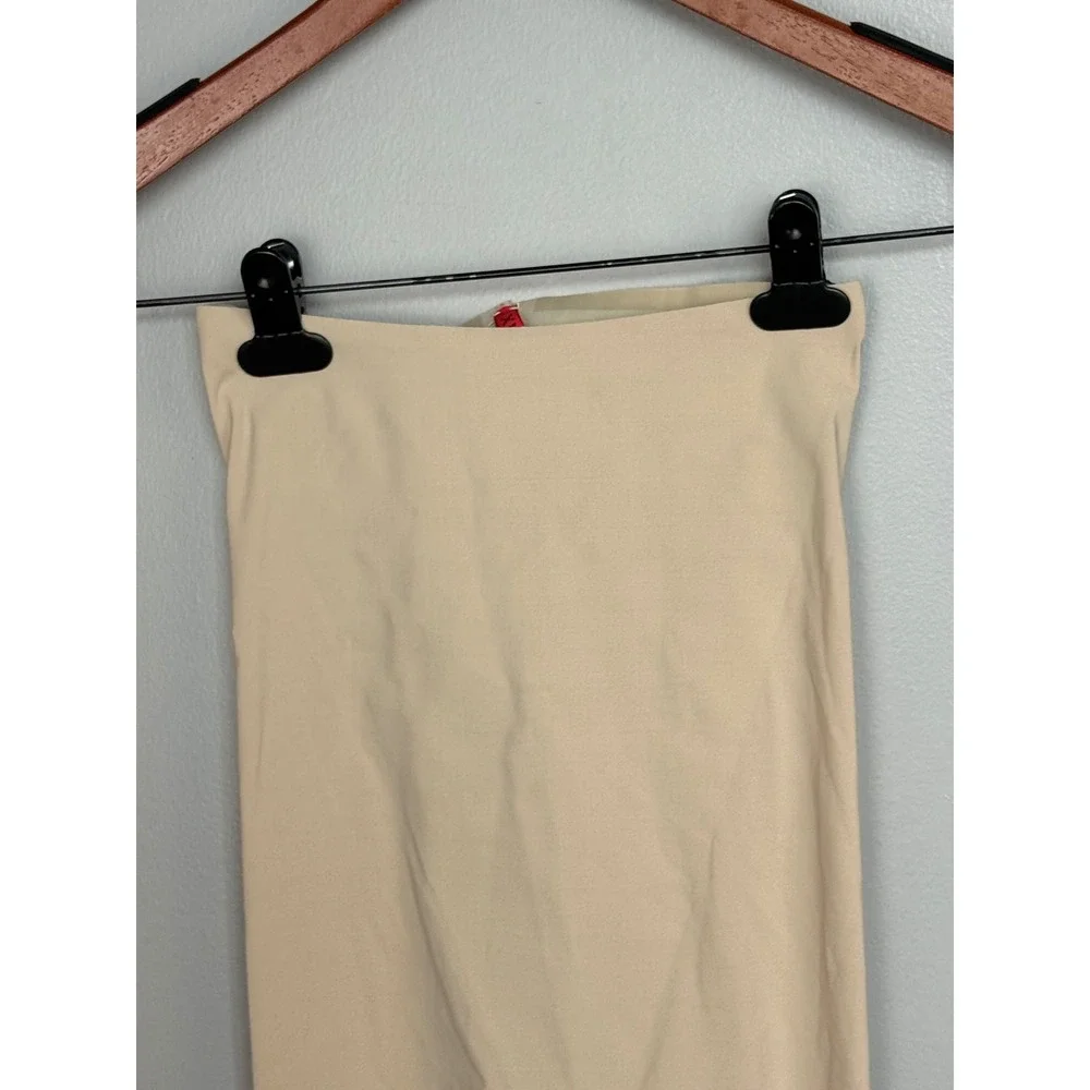 Spanx Higher Power Short High Waisted Shapewear‎ Mid Thigh Shaper Beige Medium